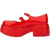 image:imageMelissa Farah Platform Shoes for Women Jelly Closed Toe with BuckleRed