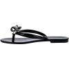 image:imageMelissa Harmonic Eclipse Womens Fashion Sandals  Dressy Flip Flops with Metallic Bow  Lightweight PVC Flexible Design  Summer Sandals for Women Flat amp FlexibleBlack