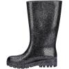 image:imageMelissa Welly Jelly Boot for Women  MidCalf Waterproof Jelly Rain Boot for Women Soft and Flexible Trendy Rain Boots with Treaded Rubber Sole VeganBlackGlitter Silver