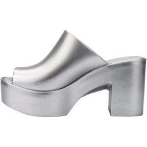 image:imageIridescent Mule Heels by MelissaMule Hype  Light Silver