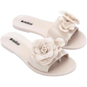 image:imageMelissa Babe Petals SlipOn Jelly Slides for WomenBeige