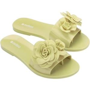 image:imageMelissa Babe Petals SlipOn Jelly Slides for WomenGreen