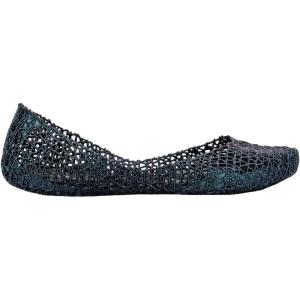 image:imageMelissa Campana Papel Flats for Women  Comfortable Stylish amp Flexible SlideOn ClosedToe Jelly Flat Shoes with Hollow Interwoven Cut Out DesignBlack Multicolor