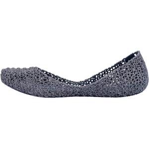 image:imageMelissa Campana Papel Flats for Women  Comfortable Stylish amp Flexible SlideOn ClosedToe Jelly Flat Shoes with Hollow Interwoven Cut Out DesignBlueGlitter