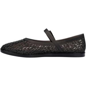 image:imageMelissa Harper Ballet Flat with Adjustable Buckle for WomenClear Black