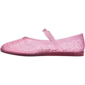 image:imageMelissa Harper Ballet Flat with Adjustable Buckle for WomenClear Pink