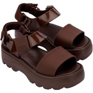 image:imageMelissa Kick Off Platform Sandals for Women  Super Soft and Flexible Vegan Chunky Platform Sandal with Adjustable Straps and Open Toe DesignBrown