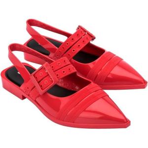 image:imageMelissa Ladylike Slingback Flats for WomenRedBlack