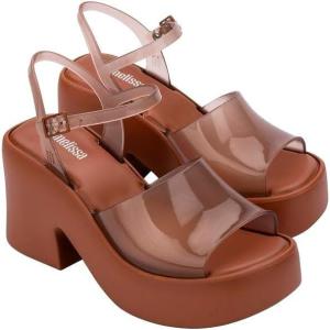 image:imageMelissa Lina Platform Sandals for WomenBrownTransparentarent