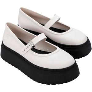 image:imageMelissa Soft Ballerina Platform for Women BlackWhite 9BlackWhite