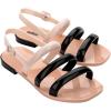 image:imageMelissa Womens Essential Wave SandalsBeigeBlack