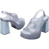 image:imageMelissa Womens Jelly Dance HeelsGlitter Clear