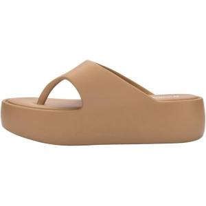 image:imageMelissa Womens Free Platform Thong SandalsDark Beige