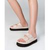 image:imageComfortable Platform Sandals by MelissaBeigeBlack