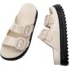 image:imageComfortable Platform Sandals by MelissaBeigeBlack