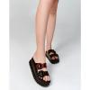 image:imageComfortable Platform Sandals by MelissaBlackTortoiseshell