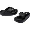image:imageFree Platform Thong Sandal in Dark BeigeBlack