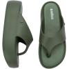 image:imageFree Platform Thong Sandal in Dark BeigeGreen