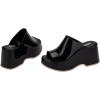 image:imageMelissa Womens Patty MulesBlackBeige