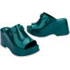 image:imageMelissa Womens Patty MulesMetallic Green