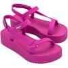 image:imageSun Downtown Platform Sandal in BlackDark Pink