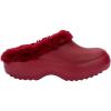 image:imageFluffy Dark Beige Platform Clog by MelissaFaux Fur  Red