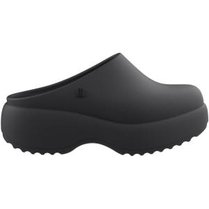 image:imageFluffy Dark Beige Platform Clog by MelissaBlack