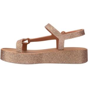 image:imageSun Downtown Platform Sandal in BlackBeige Glitter