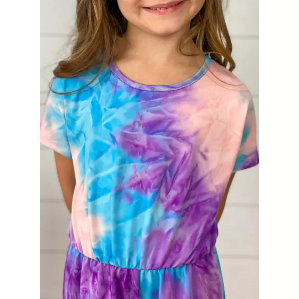 Dokotoo Girls Summer Crew Neck Romper Sleeveless Stretchy Short Jumpsuit Pants with Side Pockets