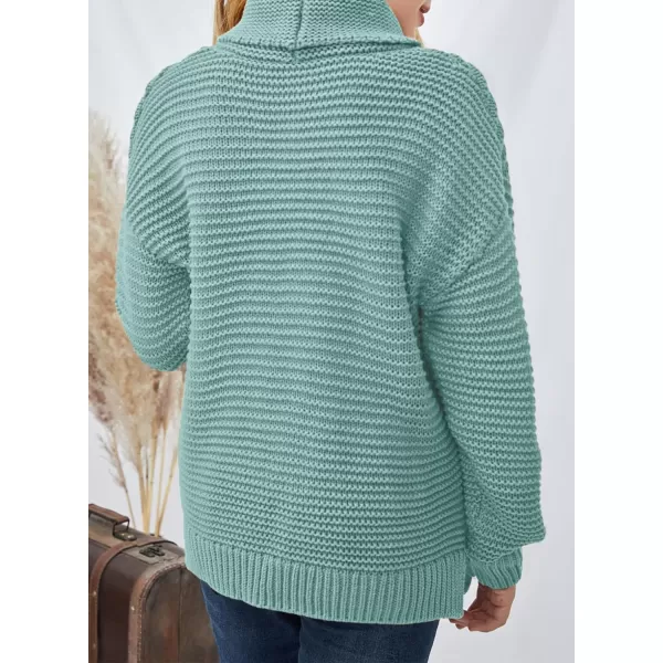Dokotoo Girls Turtleneck Sweaters Kids Long Sleeve Chunky Knit Pullover Sweater Tops