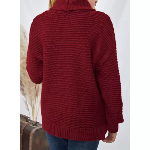 Dokotoo Girls Turtleneck Sweaters Kids Long Sleeve Chunky Knit Pullover Sweater Tops