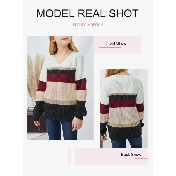 Dokotoo Girls Turtleneck Sweaters Kids Long Sleeve Chunky Knit Pullover Sweater Tops