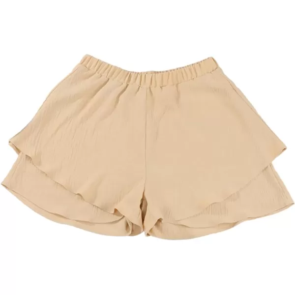 Dokotoo Shorts for Women Tennis Mini Wrap Shorts Beach Flowy High Waisted 2023 Summer Skirt Shorts S-XL