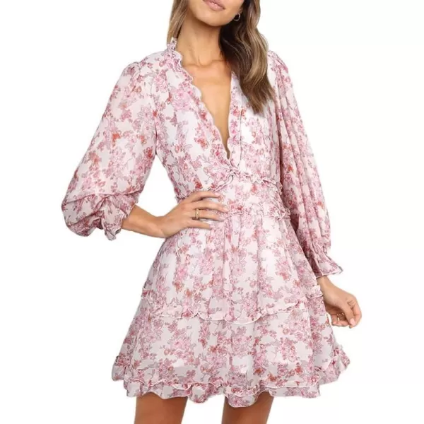 S New White Floral