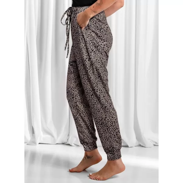 Dokotoo Womens 2023 Soft Casual Drawstring Tie Elastic Waist Loose Jogger Pants with Pockets