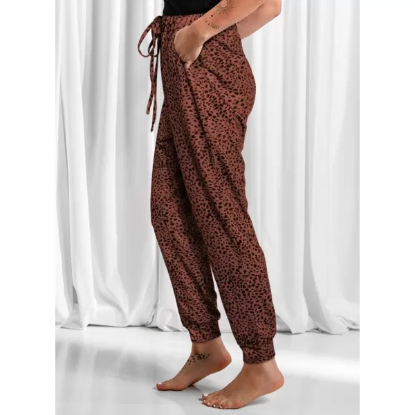 Dokotoo Womens 2023 Soft Casual Drawstring Tie Elastic Waist Loose Jogger Pants with Pockets