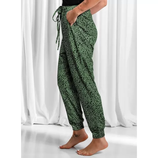 Dokotoo Womens 2023 Soft Casual Drawstring Tie Elastic Waist Loose Jogger Pants with Pockets