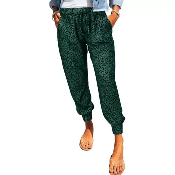 Dokotoo Womens 2023 Soft Casual Drawstring Tie Elastic Waist Loose Jogger Pants with Pockets