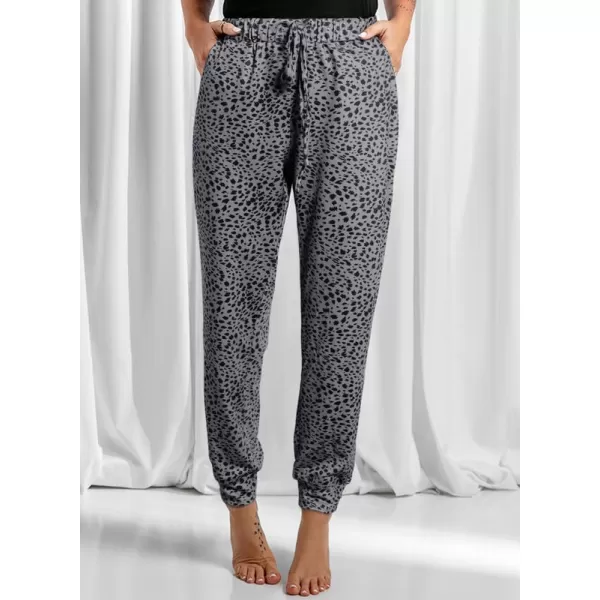 Dokotoo Womens 2023 Soft Casual Drawstring Tie Elastic Waist Loose Jogger Pants with Pockets