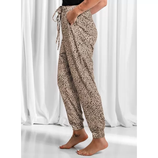 Dokotoo Womens 2023 Soft Casual Drawstring Tie Elastic Waist Loose Jogger Pants with Pockets