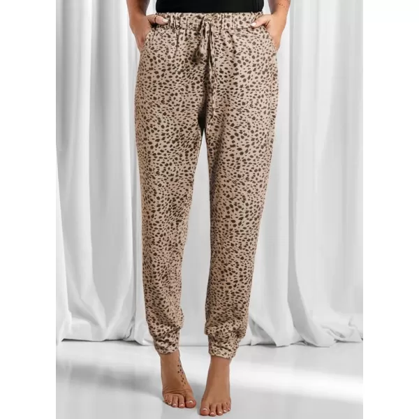 Dokotoo Womens 2023 Soft Casual Drawstring Tie Elastic Waist Loose Jogger Pants with Pockets