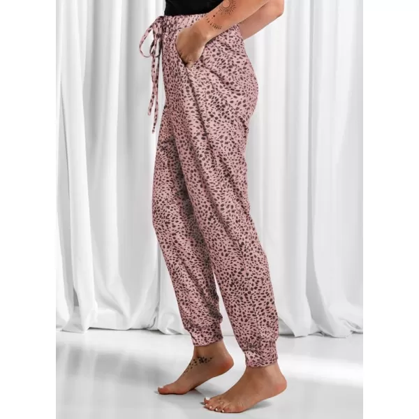 Dokotoo Womens 2023 Soft Casual Drawstring Tie Elastic Waist Loose Jogger Pants with Pockets
