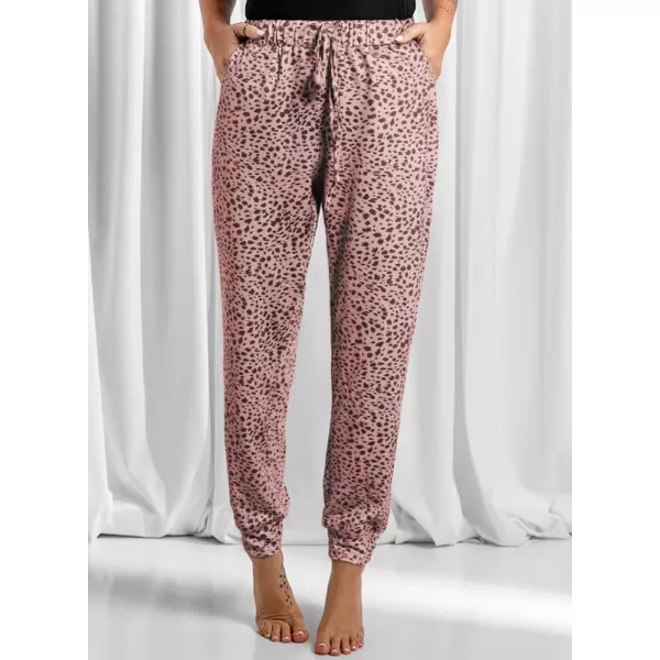 Dokotoo Womens 2023 Soft Casual Drawstring Tie Elastic Waist Loose Jogger Pants with Pockets