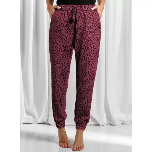 Dokotoo Womens 2023 Soft Casual Drawstring Tie Elastic Waist Loose Jogger Pants with Pockets