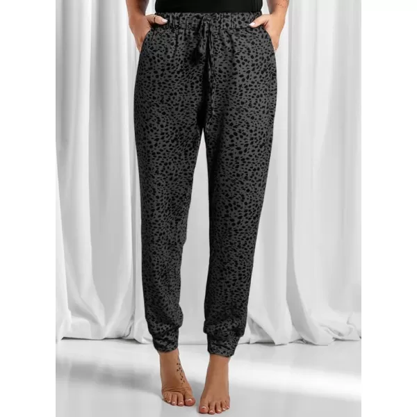 Dokotoo Womens 2023 Soft Casual Drawstring Tie Elastic Waist Loose Jogger Pants with Pockets