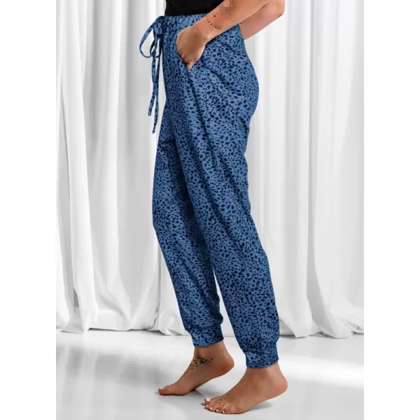 Dokotoo Womens 2023 Soft Casual Drawstring Tie Elastic Waist Loose Jogger Pants with Pockets
