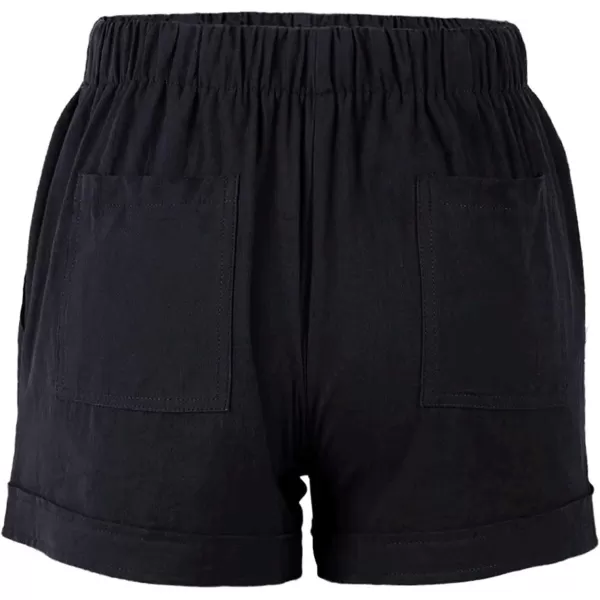 Dokotoo Womens Comfy Drawstring Casual Elastic Waist Pocketed Shorts