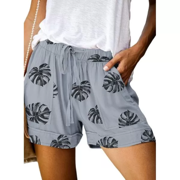 Dokotoo Womens Comfy Drawstring Casual Elastic Waist Pocketed Shorts
