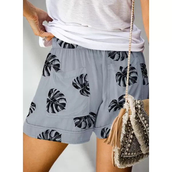 Dokotoo Womens Comfy Drawstring Casual Elastic Waist Pocketed Shorts