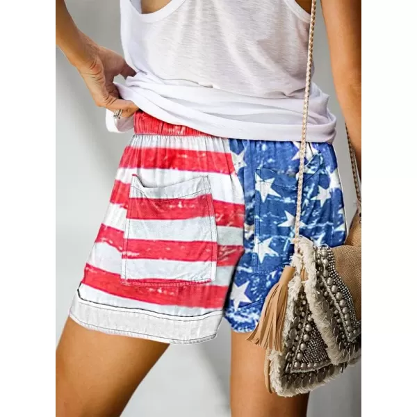 Dokotoo Womens Comfy Drawstring Casual Elastic Waist Pocketed Shorts